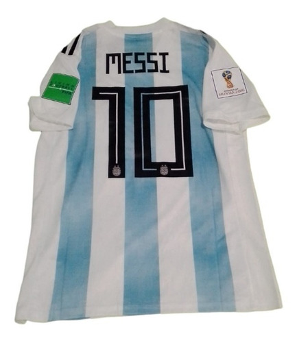 Camiseta Argentina Messi  2018 Climalite Mundial Rusia Titu