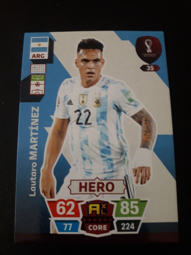 Adrenalyn Xl Qatar 2022. Card N° 35. Lautaro Martinez. Mira!