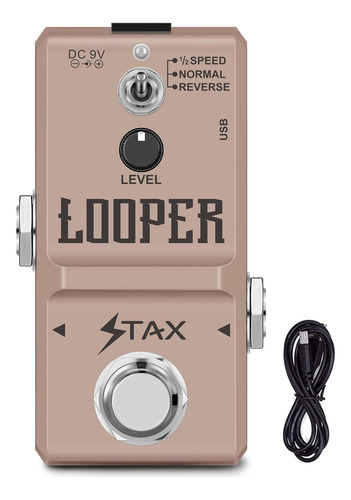 Stax Mini Pedal Looper Loop Station Unlimited Overdubs 10 Mi