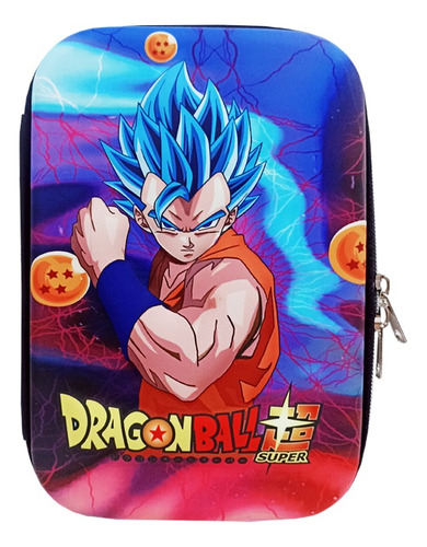 Lapicera Escolar Dragon Ball Super Goku Estuchera Organizado