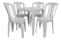 Comprar Conjunto 2 Mesas Quadrada Com 8 Cadeiras Bistrô Plastico Bar