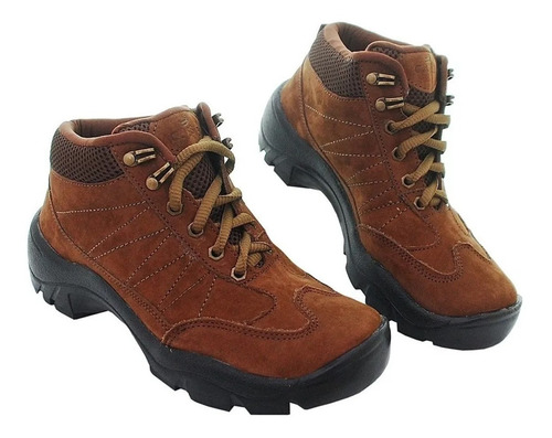 Bota Feminina Couro Legítimo Adventure Trekking / Trilha 022