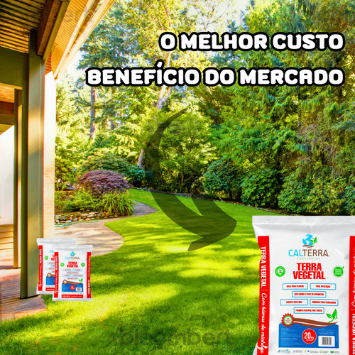 Terra Vegetal Substrato Adubado Com Húmus De Minhoca Puro