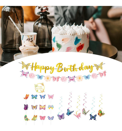 Con Temática De Mariposas De Primavera, Accesorios