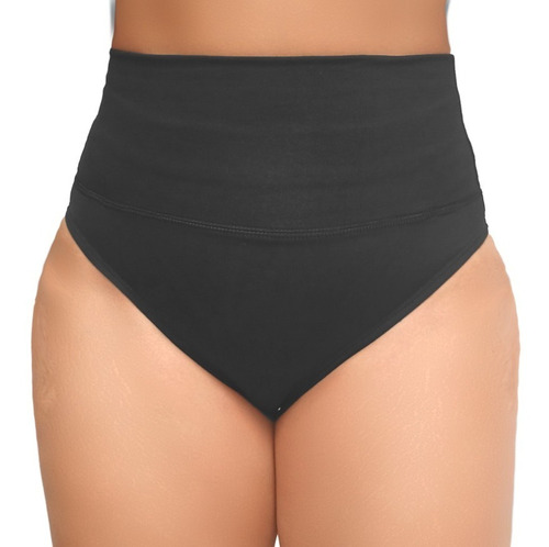 Panty Alto Vestido De Baño Tanga Bikini Control Abdomen