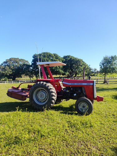 Trator Massei Ferguson 265 Eixo Alto, Com Roçadeira Tatu