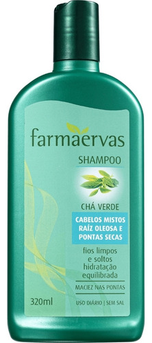  Shampoo Chá Verde Farmaervas 320ml