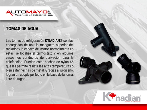 Toma Agua Aluminio 2 Pernos Ranchero L6 4.1l 69-73