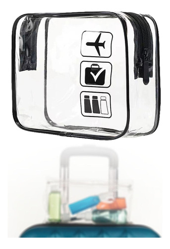 Mox 3 Bolsa De Maquillaje Transparente, Bolsa Cosmética