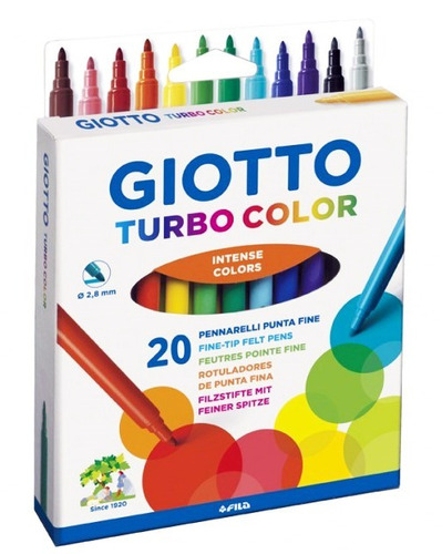 Marcadores Giotto Turbo Color X 20