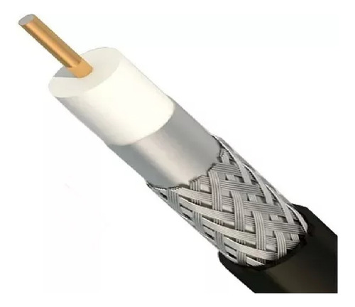 Cable Coaxil Rg 6 X 100m + 4 Conector + Derivador + Grampas 