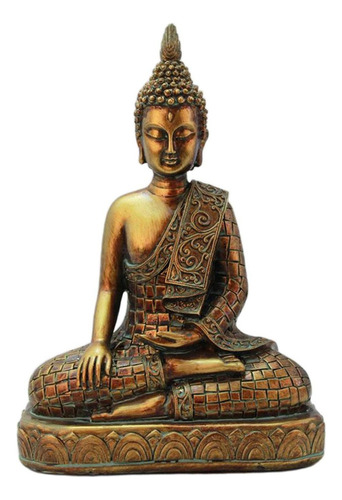 Buda Medicina Figura Estatua Sakyamuni Sentado Budista .
