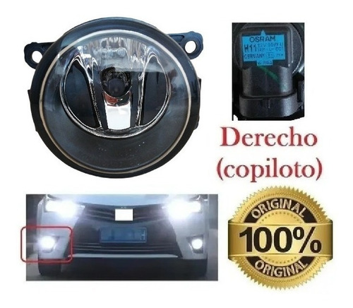 Faro Niebla Original Halogen Derecho Mitsubishi Montero 2011