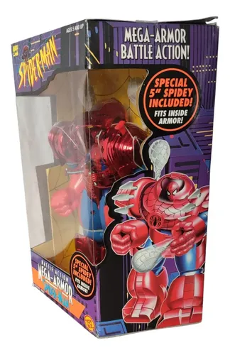 Toybiz 1996 Spiderman Battle Action Mega Armor Spider-man Jp