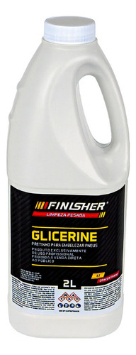 Glicerine Pneu Pretinho Automotivo Brilho Finisher 2l Cor Preto