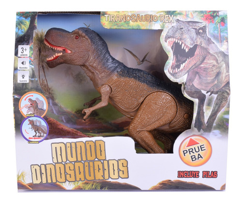 Tiranosaurio Rex Con Luz Y Sonido Poppi Mundo Dinosaurios