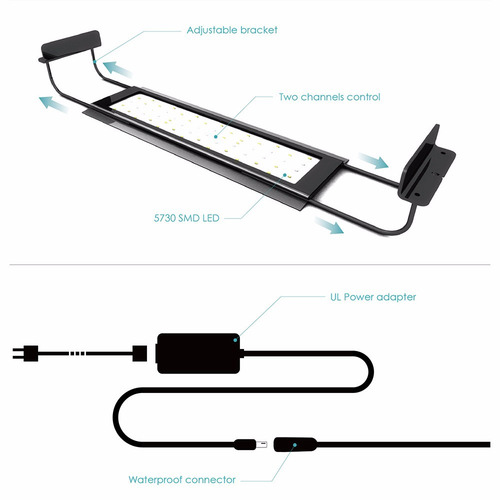Luminária Led Nemo Light Marinho 36w Aquário Salgado