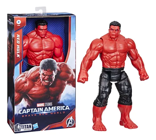 Boneco Marvel Vingadores Hulk Vermelho Titan Hero - F9299