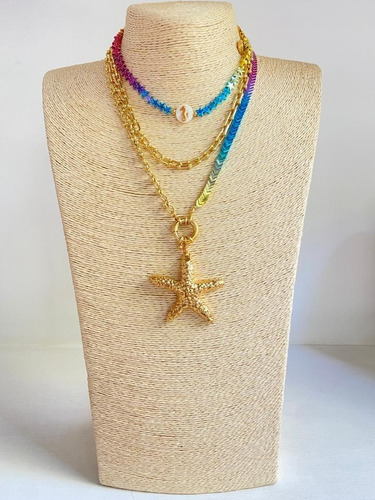 Set 3 Collares Estrellas De Mar 