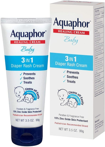 Crema Antipañalitis Aquaphor 3 En 1 Bebe 3.5 Oz Ya