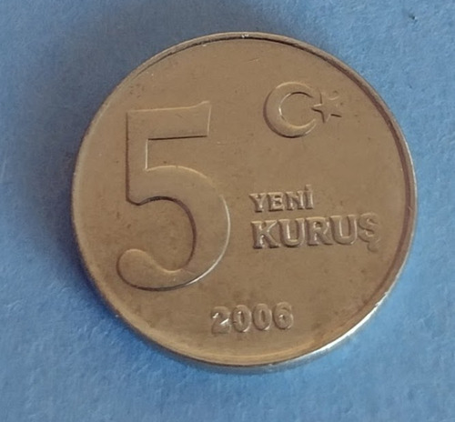 Moneda De Turquía Año 2006