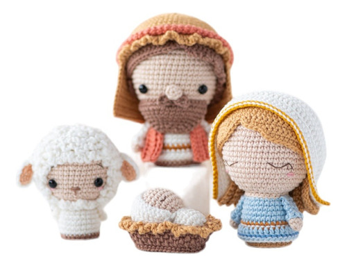 Patrón Crochet Amigurumi Nacimiento Pesebre