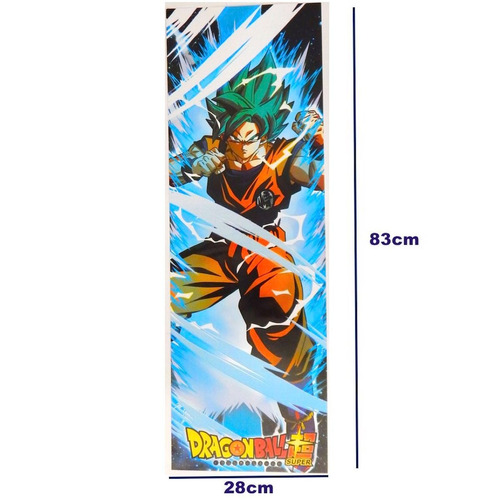 Dragon Ball Super Poster Largo Goku Blue Sayayin Ki | Meses sin intereses