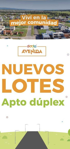 Venta Lotes En Docta Avenida Con Financiamiento- 360m2