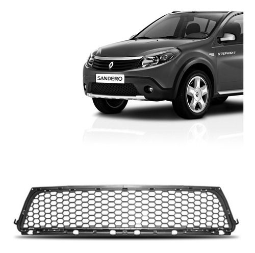 Grade Tela Parachoque Dianteiro Sandero Stepway 08 09 10 11