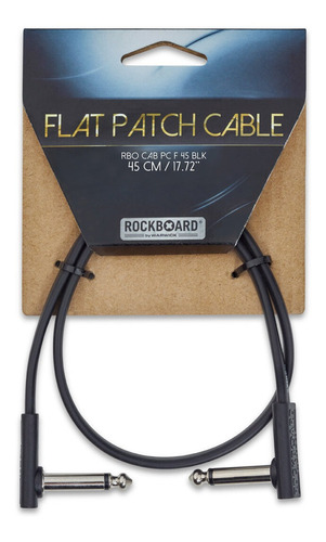 Imagem 6 de 7 de Cabo Para Pedal Rockboard 45cm Flat Patch Cable + Nf