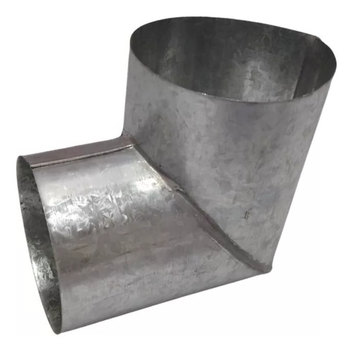 Codo De 4 Pulgadas A 45º Chapa Galvanizado Zinguería