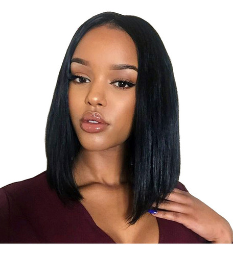 . Aplicável A Peruca De Cabelo De Fibra Humana Bob Style