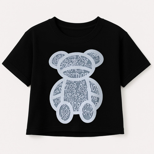 Set Top Deportivo + Blusa Corta Niña 10 A 16 Gris/negro Mediana