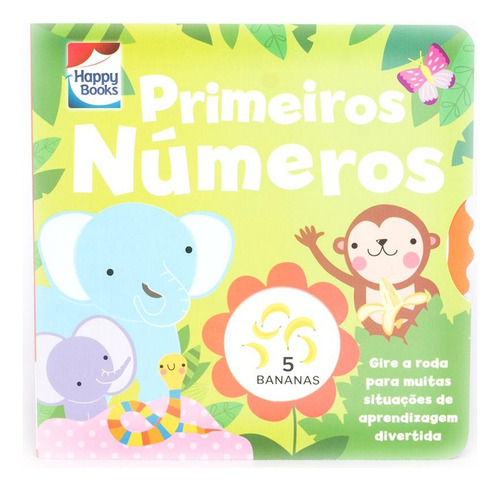 Gire, Combine e Aprenda: Primeiros Números, de Autumn Publishing. Editorial Happy Books Editora Ltda., capa dura em português, 2018
