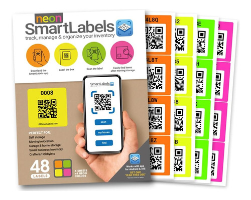 Etiquetas Inteligentes Con Código Qr | Pegatinas Escaneables