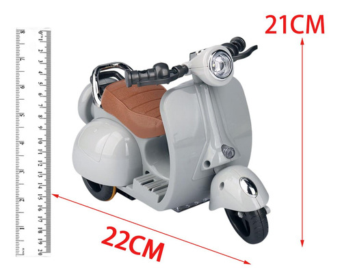 Motocicleta Juguete De Baile De Dibujos Animados, Gris