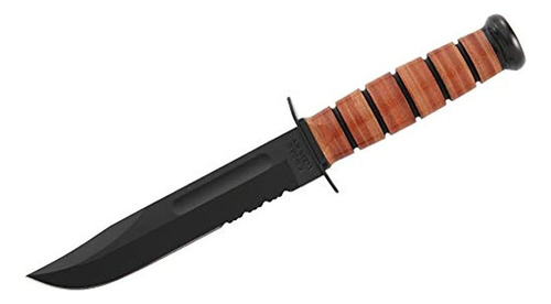 Ka-bar De Tamaño Completo U.s.m.c. Cuchillo De Filo Dentado,