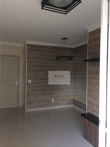 Excelente Apartamento Com 2 Dormitórios, Sacada E 1 Vaga Na Vila Guarani - Ap0217