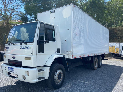 Ford Cargo 2428 6x2 Baú Fs Caminhoes
