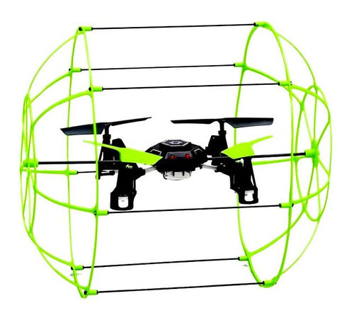 Drone Sky Walker 2.4 Ghz, Roller Verde Quadcopter Led