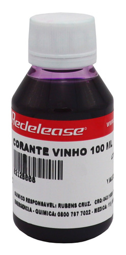 Corante Translúcido Vinho P Resinas Poliester Epoxi 100ml