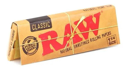 Imagen 2 de 10 de Papel Para Armar Sedas Raw Classic Con Filtros Tips - Up