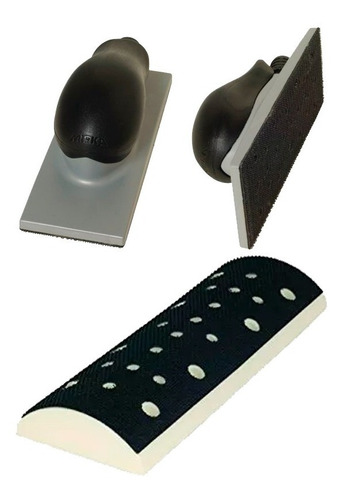 Taco Aspirado 70 X 125 Mm + Suporte Convexo - Mirka