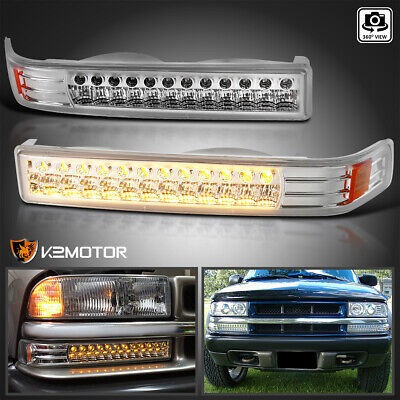 Fits 1998-2004 Chevy S10 Gmc Blazer Sonoma Led Bumper Li Kg1