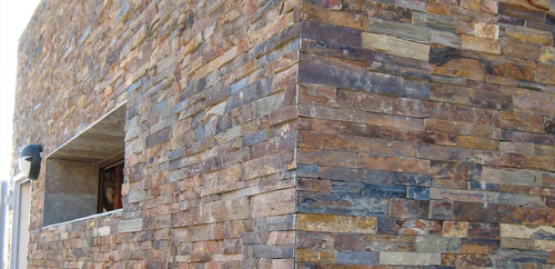 Imagen 5 de 8 de Revestimiento Piedra Natural Oxido 15x60cm