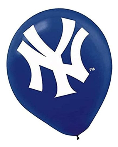 Amscan  Sports Y Tailgating Mlb New York Yankees Impreso Glo