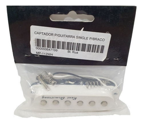 Captador Kent Armstrong Para Guitarra Mp112wh