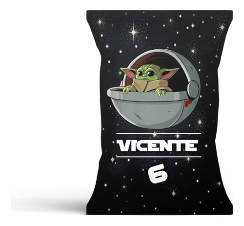  Bolsas Chips Bags Baby Yoda Y 20 Burbujeros Personalizados