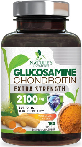 Natures Nutrition Glucosamina 180 - Unidad a $1351