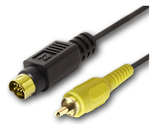 Cable S-video De 7 Pines A 1 Rca Trautech De 1.80 Metros